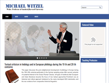 Tablet Screenshot of michaelwitzel.org